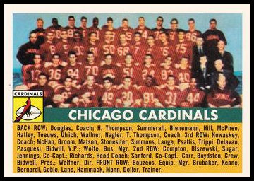 22 Chicago Cardinals